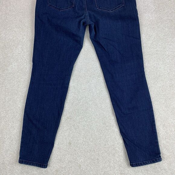 C&C California Jeans Women's 8/29 Blue Dark Wash Denim Slim Straight - Picture 8 of 14